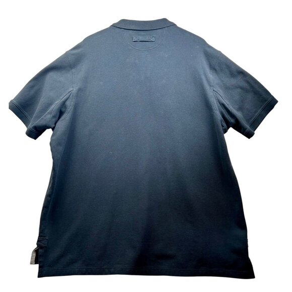 Duluth Trading Co. Men's Black Casual Longtail Polo Shirt Plus Size XXL - Picture 3 of 8